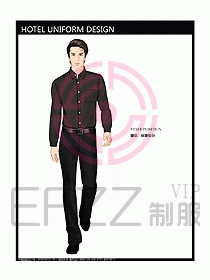 酒店總臺大堂制服設計圖423