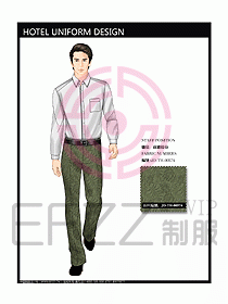 酒店總臺大堂制服設計圖426