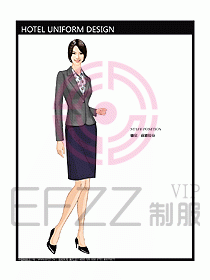 酒店總臺大堂制服設計圖427
