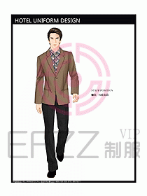 酒店行政管理制服設(shè)計效果圖299