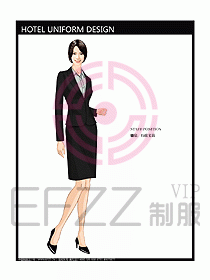 酒店行政管理制服設計效果圖305
