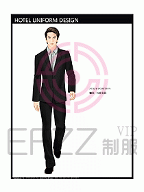 酒店行政管理制服設計效果圖306