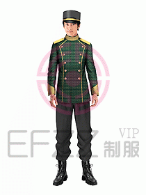 酒店門童制服設計效果圖637