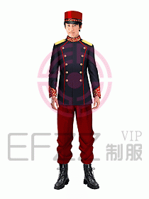 酒店門童制服設計效果圖658