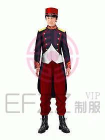 酒店門童制服設計效果圖656