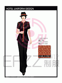 酒店門(mén)童制服設(shè)計(jì)效果圖662