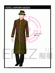 酒店門童制服設(shè)計效果圖665