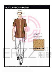 酒店門(mén)童制服設(shè)計(jì)效果圖668