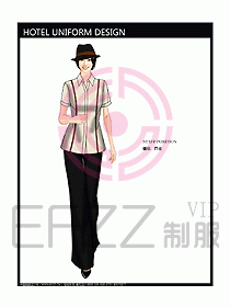 酒店門童制服設計效果圖675