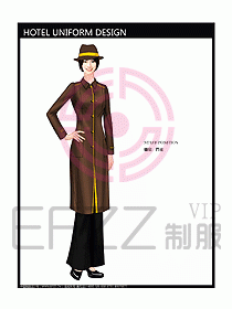 酒店門童制服設計效果圖677