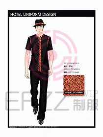 酒店門童制服設計效果圖679