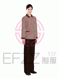 酒店客服服務員制服設計效果圖299