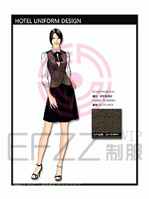 酒店西餐服務(wù)生制服設(shè)計(jì)圖724