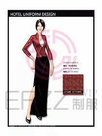 酒店西餐服務(wù)生制服設(shè)計(jì)圖741