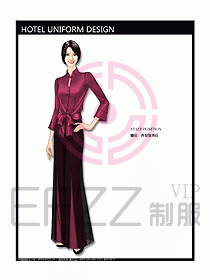 酒店西餐服務生制服設計圖730