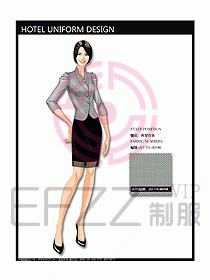 酒店西餐服務(wù)生制服設(shè)計(jì)圖731
