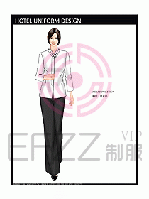 酒店客服服務員制服設計圖311