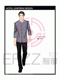 酒店客服服務員制服設計圖318
