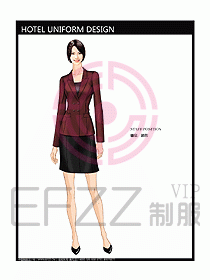 酒店經(jīng)理服裝設計效果圖311