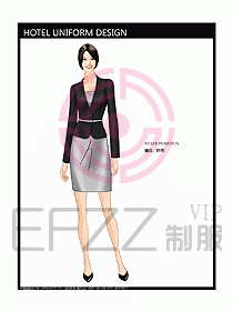 酒店經理服裝設計效果圖322
