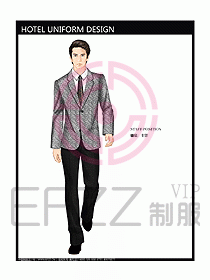 前臺服務(wù)生制服設(shè)計效果圖454