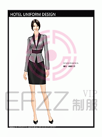 前臺服務(wù)生制服設(shè)計效果圖472