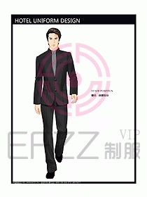 前臺(tái)服務(wù)生制服設(shè)計(jì)效果圖474