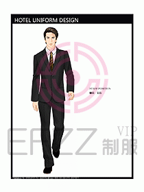 前臺服務(wù)生制服設(shè)計效果圖477