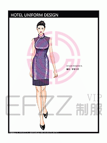 酒店中餐領(lǐng)班制服設(shè)計(jì)圖090