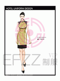 酒店中餐領(lǐng)班制服設(shè)計(jì)圖091