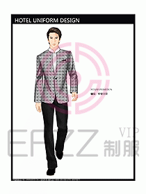 酒店中餐領(lǐng)班制服設(shè)計(jì)圖100