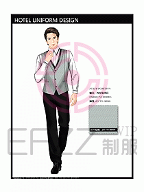 酒店西餐服務生制服設計圖765