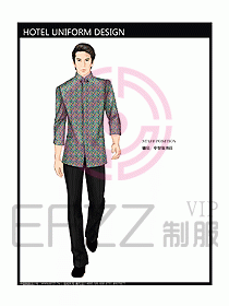 酒店中餐服務(wù)員制服設(shè)計圖1212