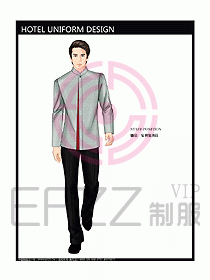 酒店中餐服務(wù)員制服設(shè)計(jì)圖1222