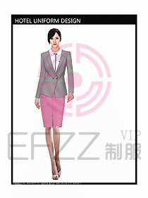 女時尚秋冬職業裝設計圖638