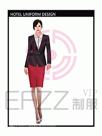 女時尚秋冬職業裝設計圖637