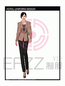 女時尚秋冬職業裝設計圖650