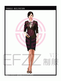 女時尚秋冬職業裝設計圖657