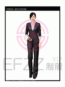 女時尚秋冬職業裝設計圖666