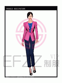 女時尚秋冬職業(yè)裝設計圖672