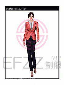 女時尚秋冬職業裝設計圖674