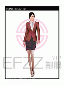 女時尚秋冬職業(yè)裝設(shè)計圖679