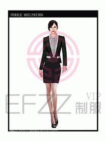 女時(shí)尚秋冬職業(yè)裝設(shè)計(jì)圖689