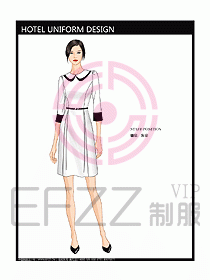 酒店客房服務員制服設計333