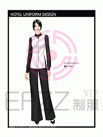 酒店客房服務員制服設計334