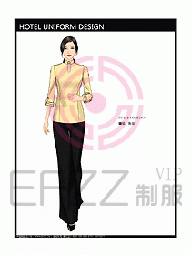 酒店客房服務(wù)員制服設(shè)計(jì)342