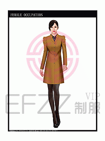 女職業(yè)裝大衣設(shè)計(jì)圖061