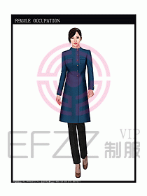 女職業裝大衣設計圖067