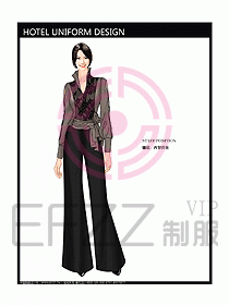 西餐咨客制服設計圖314
