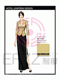 西餐咨客制服設計圖318